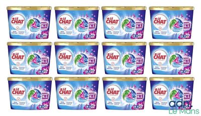 six tubs of clair dishwasher deters in various flavors