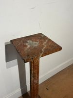 SELLETTE en bois en forme de colonne à imitation du marbre g… (photo 2)