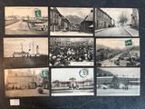 de nombreuses images représentant un tas de vieilles photos accrochées au mur