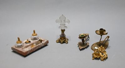 a lot of different items that are sitting on a table