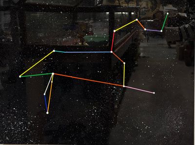Jack ALLICK Constellations Peinture sur plaque en aluminium,…