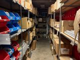 many boxes and boxes on the shelves in the store