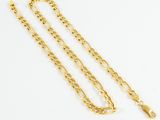 a gold chain with a clasp on it