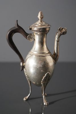 Verseuse égoïste en argent 925 millièmes, le corps de forme …