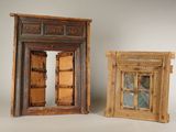 deux miroirs placés l'un à côté de l'autre