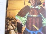 une image représentant un livre sur lequel figure l'image d'un homme tenant une épée