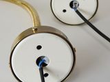 two wires that are connected to a light switch
