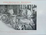 a picture of a picture of a man working on a machine