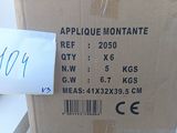 a cardboard box with a price tag on top of it