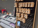 a large display of food items in a store