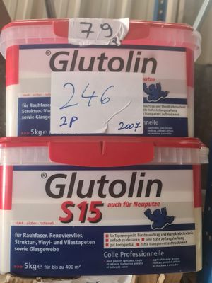 Lot de 2 seaux de colle professionnelle Glutolin S15 – 5 kg