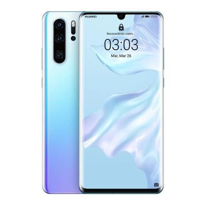 vue de face et de dos d'un Samsung Note 10 Lite blanc et bleu