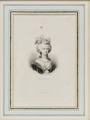 portrait of a woman with a feathered headdress in a frame