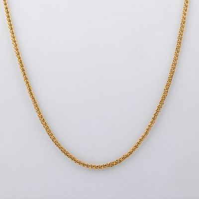 Collier or 18K maille fantaisie Poids : 30. - Photo 1