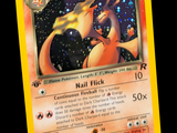 une carte Pokémon sur laquelle figure l'image d'un chat