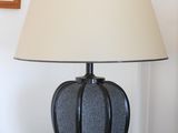 a lamp that is sitting on top of a radiator