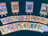 a lot of cards that are sitting on a table