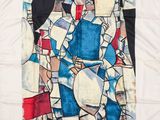 une image d'une œuvre d'art accrochée au mur