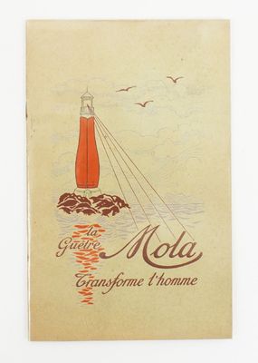 une image représentant un cahier sur lequel est dessiné un phare
