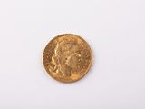 an image of a gold coin on a white surface
