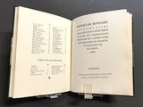 an open book with a list of items on it