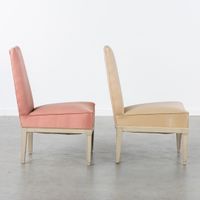 Emile Veranneman (1924–2004), deux petites chaises, bois pat… (photo 4)