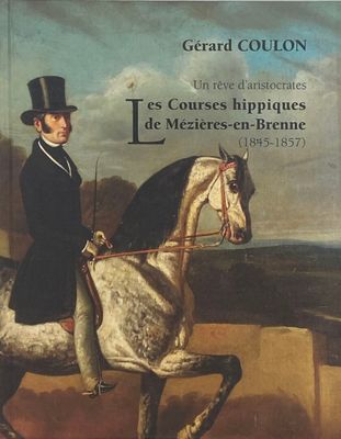 a painting of a man riding a horse on the cover of a book