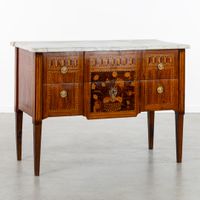 Jean Popsel (1720–?) « Commode Louis XVI », marqueterie et p… (photo 4)