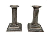 paire de chandeliers anciens en argent