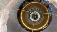 Paire de lampes à fût globulaire en bronze émaillé cloisonné… (photo 3)