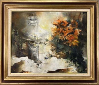 Michel Messager (XXè siècle) La lampe