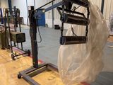 a large machine that is sitting in a warehouse