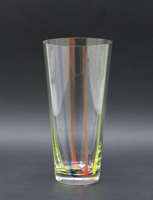 MURANO, attribué à Zafferano Grand vase en verre incolore à …