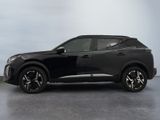 the black suv is parked on the concrete floor in the room