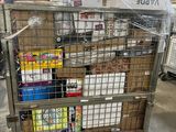 a cart with a lot of boxes on it
