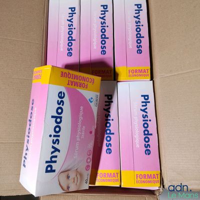 several boxes of physopose tablets are stacked on top of each other