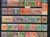 a large collection of stamps from different countries and countries