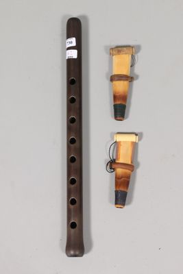 an image of a flute and a recorder on a table