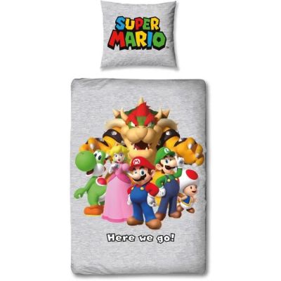 nintendo super mario bros bedding set