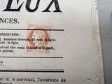un gros plan d'un papier sur lequel figure un timbre
