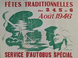 service d'affichage publicitaire sur les bus spéciaux des fêtes traditionnelles