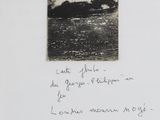 an old black and white photo of a ship in the water