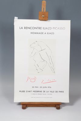 La rencontre Iliazd et Picasso Hommage à Iliazd Affiche pour…