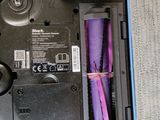a close up view of the inside of a vacuum cleaner