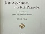 the front cover of a book with the title of the novel, les aveventures du roi paul