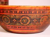 a large bowl with a decorative design on it
