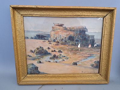 une photo d'une photo d'un tableau sur le mur