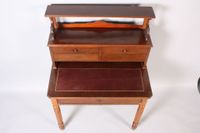 bureau à gradin Louis Philippe en placage d'acajou (photo 3)