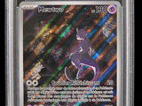a close up of a pokemon card on a black background
