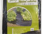 un sac de bandes de bordure de jardin en plastique noir, muni d'une poignée verte